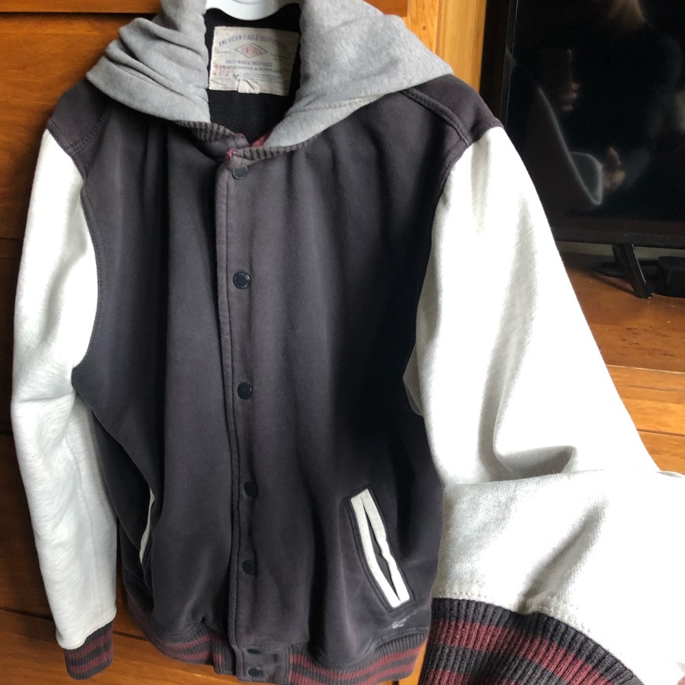 American Eagle Button Up Sweatshirt - image 3